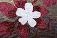 Dimex Red Mosaic Fotobehang 375x250cm 5 banen | Yourdecoration.be