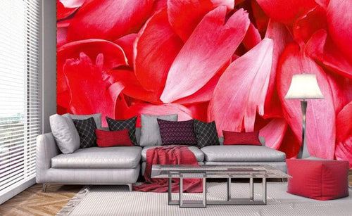 Dimex Red Petals Fotobehang 375x250cm 5 banen Sfeer | Yourdecoration.be