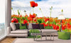Dimex Red Poppies Fotobehang 375x250cm 5 banen Sfeer | Yourdecoration.be