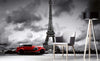 Dimex Retro Car in Paris Fotobehang 375x250cm 5 banen Sfeer | Yourdecoration.be