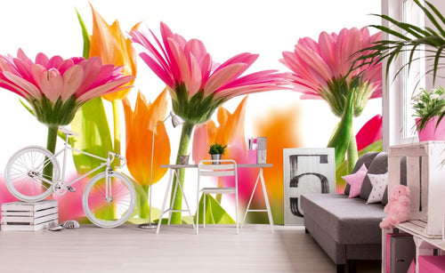 Dimex Spring Flowers Fotobehang 375x250cm 5 banen Sfeer | Yourdecoration.be