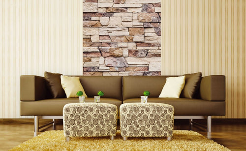 Dimex Stone Wall Fotobehang 150x250cm 2 banen Sfeer | Yourdecoration.be
