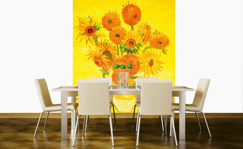 Dimex Sunflowers 2 Fotobehang 225x250cm 3 banen Sfeer | Yourdecoration.be