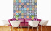 Dimex Vintage Tiles Fotobehang 225x250cm 3 banen Sfeer | Yourdecoration.be