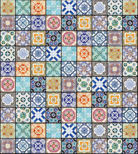 Dimex Vintage Tiles Fotobehang 225x250cm 3 banen | Yourdecoration.be