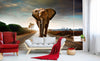 Dimex Walking Elephant Fotobehang 375x250cm 5 banen Sfeer | Yourdecoration.be