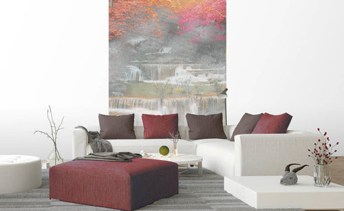 Dimex Waterfall Abstract II Fotobehang 150x250cm 2 banen sfeer | Yourdecoration.be