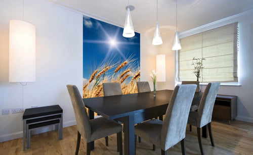 Dimex Wheat Field Fotobehang 150x250cm 2 banen Sfeer | Yourdecoration.be