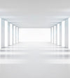 Dimex White Corridor Fotobehang 225x250cm 3 banen | Yourdecoration.be