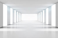 Dimex White Corridor Fotobehang 375x250cm 5 banen | Yourdecoration.be