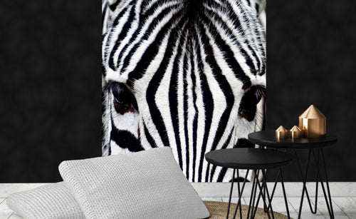 Dimex Zebra Fotobehang 225x250cm 3 banen Sfeer | Yourdecoration.be