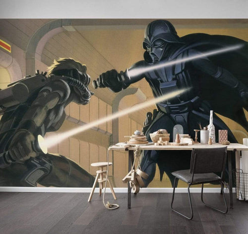 Komar Star Wars Classic RMQ Vader vs Luke Vlies Fotobehang 500x250cm 10 banen Sfeer | Yourdecoration.be