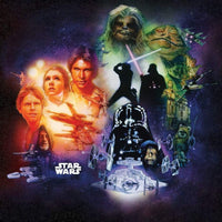 Komar Star Wars Classic Poster Collage Vlies Fotobehang 250x250cm 5 banen | Yourdecoration.be
