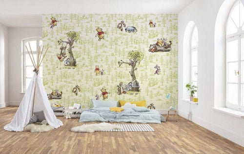 Komar Winnie Pooh Friends Vlies Fotobehang 300x280cm 6 banen Sfeer | Yourdecoration.be