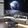 Artgeist View of the Blue Planet Vlies Fotobehang Sfeer | Yourdecoration.be