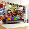 Artgeist Colorful Graffiti Vlies Fotobehang Sfeer | Yourdecoration.be