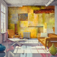Fotobehang - Orange Hue of Art Expression - Vliesbehang
