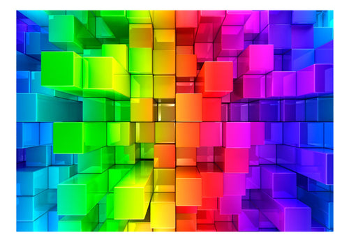 Fotobehang - Colour Jigsaw - Vliesbehang