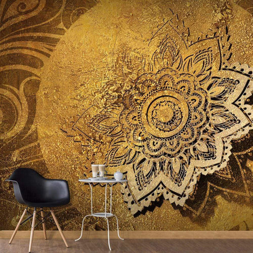 Artgeist Golden Illumination Vlies Fotobehang Sfeer | Yourdecoration.be