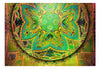 Fotobehang - Mandala Emerald Fantasy - Vliesbehang