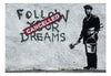 Fotobehang - Dreams Cancelled Banksy - Vliesbehang