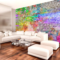 Fotobehang - Rainbow Wall - Vliesbehang