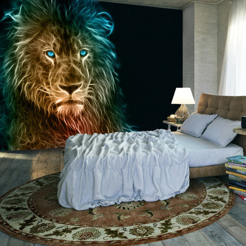 Fotobehang - Abstract Lion - Vliesbehang