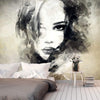 Artgeist Mysterious Girl Vlies Fotobehang Sfeer | Yourdecoration.be