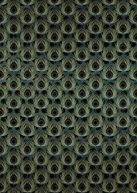 Komar Paon Vert Vlies Fotobehang 200x280cm 4 banen | Yourdecoration.be