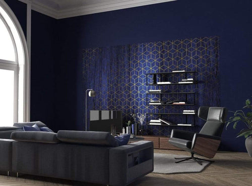Komar Mystique Bleu Vlies Fotobehang 400x280cm 8 banen Sfeer | Yourdecoration.be