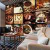 Artgeist Coffee Collage Vlies Fotobehang Sfeer | Yourdecoration.be