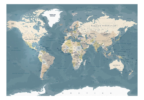 Fotobehang - Vintage World Map - Vliesbehang