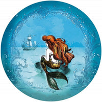 Komar Ariel Dreaming Zelfklevend Fotobehang 125x125cm Rond | Yourdecoration.be