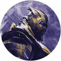 Komar Avengers Painting Thanos Zelfklevend Fotobehang 125x125cm Rond | Yourdecoration.be