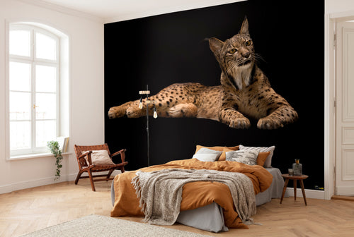 Komar Iberische Lynx Vlies Fotobehang 400X280Cm 6 Delen Sfeer | Yourdecoration.be