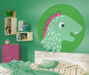Komar Little Dino Tyranno Zelfklevend Fotobehang 125x125cm Rond Sfeer | Yourdecoration.be