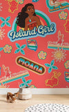 Komar Moana Island Girl Vlies Fotobehang 200x280cm 4 Banen Sfeer | Yourdecoration.be
