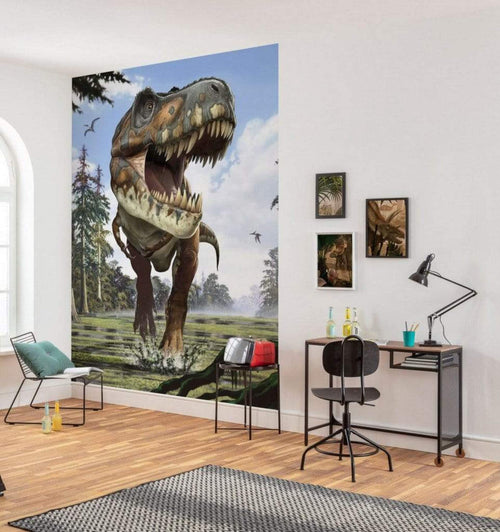 Komar Tyrannosaurus Rex Vlies Fotobehang 184x248cm 2 Banen Sfeer | Yourdecoration.be