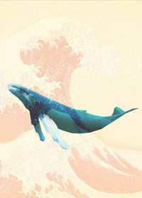 Komar Whale Voyage Vlies Fotobehang 200x280cm 4 Banen | Yourdecoration.be