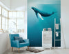 Komar Vlies Fotobehang Iax4 0045 Artsy Humpback Whale Interieur | Yourdecoration.be
