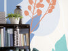 Komar Vlies Fotobehang Inx6 085 Tropical Shapes Detail | Yourdecoration.be
