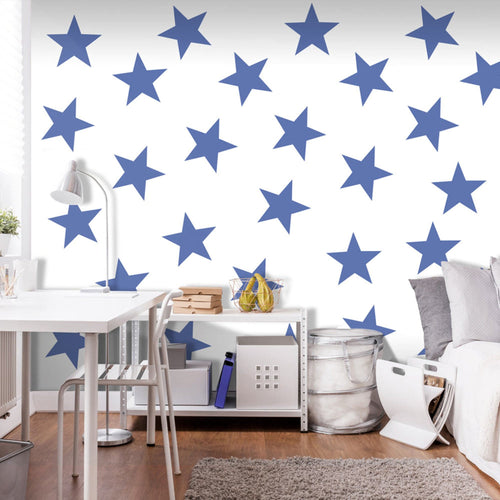 Fotobehang - Blue Star - Vliesbehang