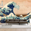 Artgeist Hokusai The Great Wave off Kanagawa Reproduction Vlies Fotobehang Sfeer | Yourdecoration.be