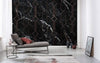 Komar Marble Black Vlies Fotobehang 400x250cm 4 banen Sfeer | Yourdecoration.nl