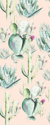 Komar Cactus Rose Vlies Fotobehang 100x250cm 1 baan | Yourdecoration.be