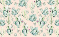 Komar Cactus Rose Vlies Fotobehang 400x250cm 4 banen | Yourdecoration.be