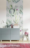 Komar Cactus Grey Vlies Fotobehang 100x250cm 1 baan Sfeer | Yourdecoration.be