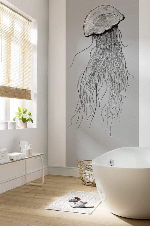 Komar Jellyfish Vlies Fotobehang 100x250cm 1 baan Sfeer | Yourdecoration.be