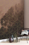 Komar Golden Grid Vlies Fotobehang 200x250cm 2 banen Sfeer | Yourdecoration.be