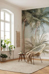 Komar Palm Oasis Vlies Fotobehang 200x280cm 2 banen Sfeer | Yourdecoration.be